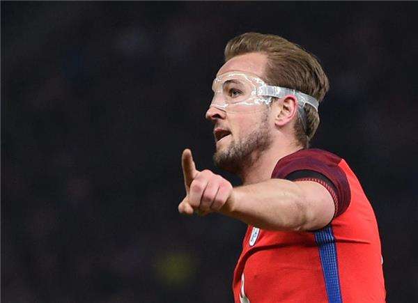 هاري كين بعد هدفه في مباراة ألمانيا