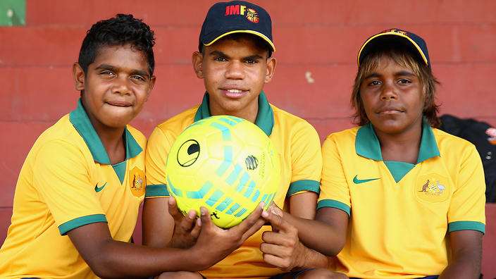 صورة من أسبوع كرة القدم للسكان الأصليين