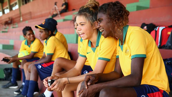 صورة من أسبوع كرة القدم للسكان الأصليين