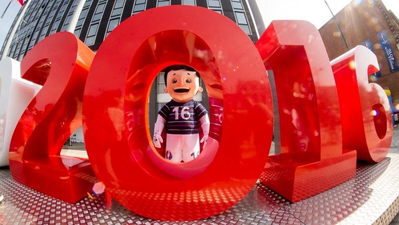 تميمة اليوروصورة ثلاثية الأبعاد الأمنية لسوبر فيكتور