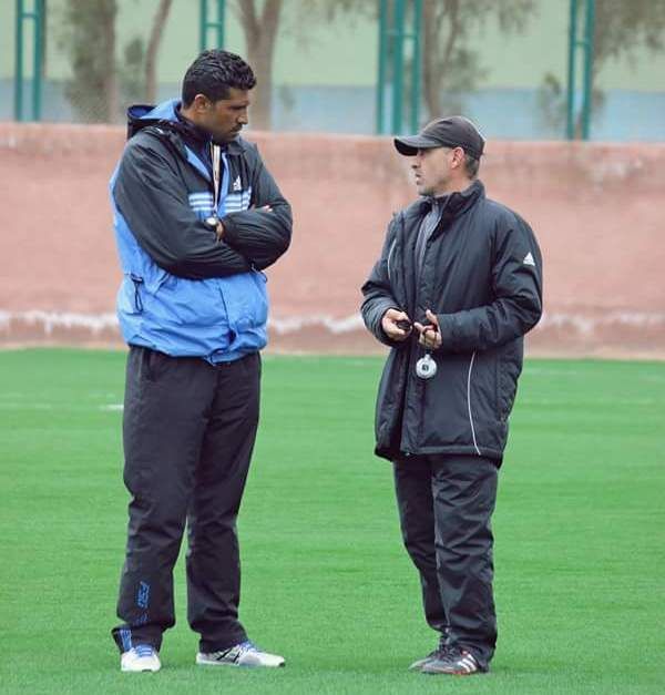 السوري عبد الرحمن إدريس والمدرب ظاهر السردي