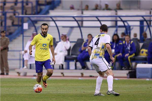 لقطة من مباراة النصر و التعاون