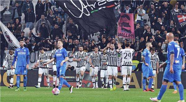 لقطة من مباراة يوفنتوس و إمبولي