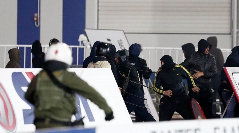 أحداث الشغب التي رافقت المباراة