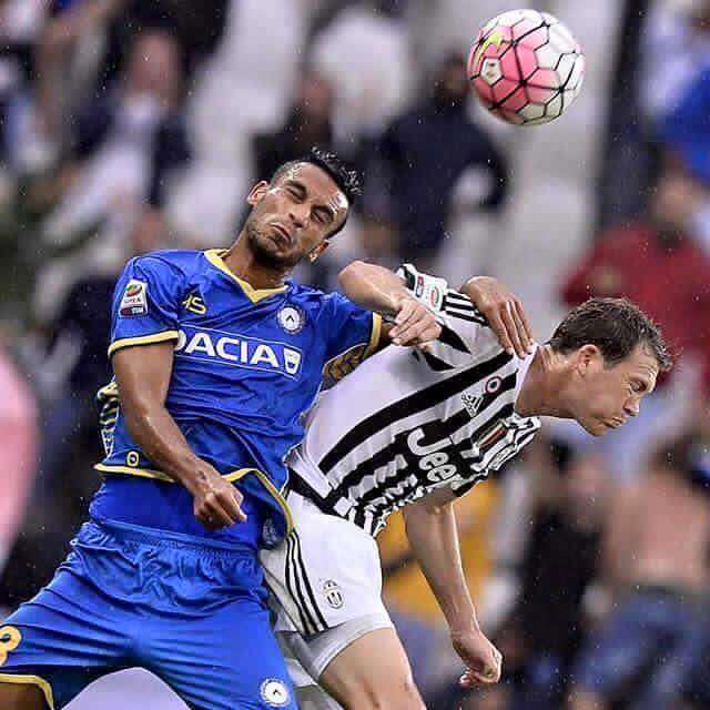 علي عدنان اول مباراة اودنيزي ضد  يوفانتس وفاز بهدف