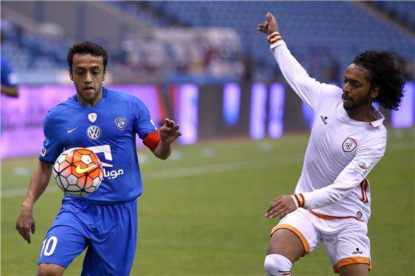 لقطة من مباراة الهلال و الشباب