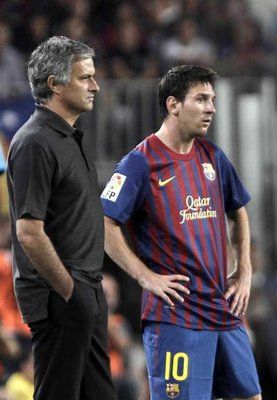  ميسي ومورينيو