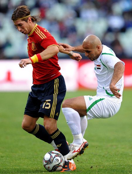 باسم عباس مع الاسباني راموس