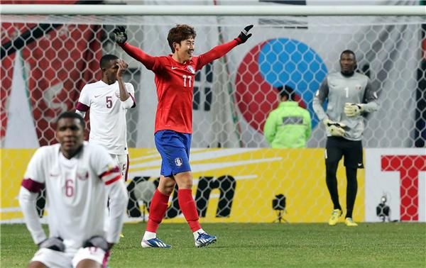 عندما خسر قطر من كوريا الجنوبية في تصفيات كأس العالم 2014