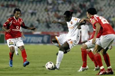 من مباراة سابقة بين الأهلي وروما