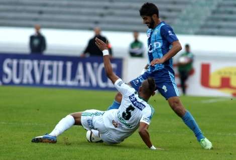 من مباراة سابقة بين خريبكة والرجاء