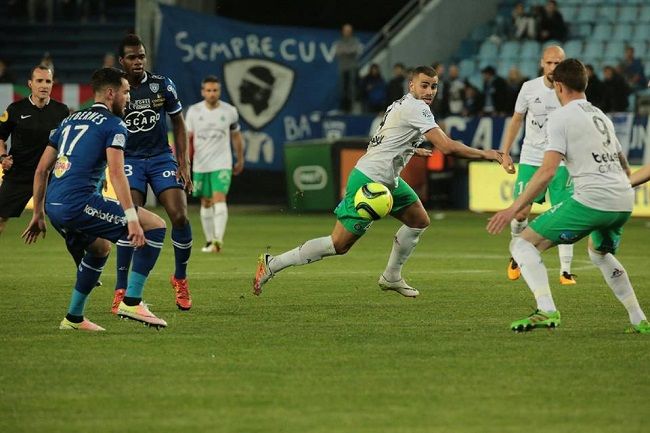 صورة من لقاء باستيا وسانت ايتيان 