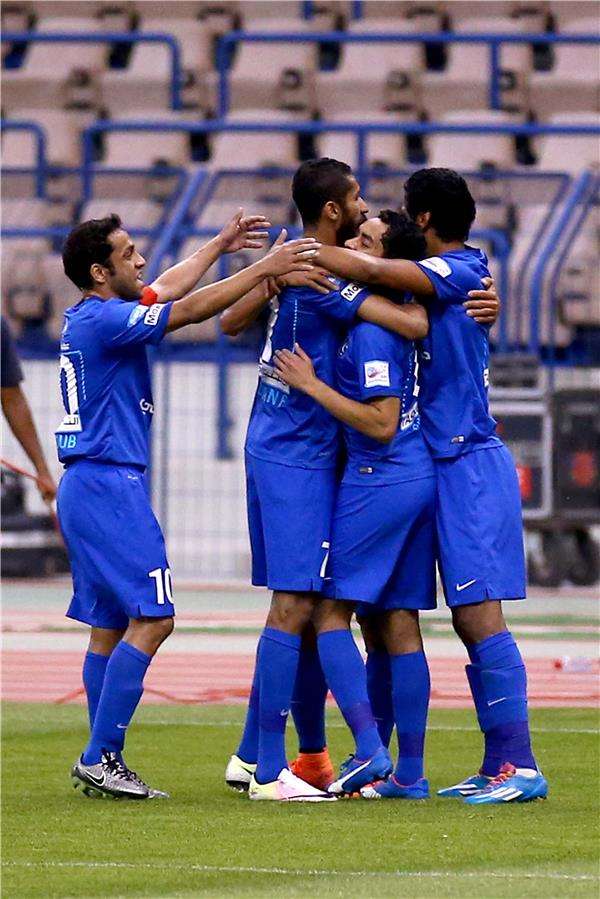 لاعبو الهلال السعودي