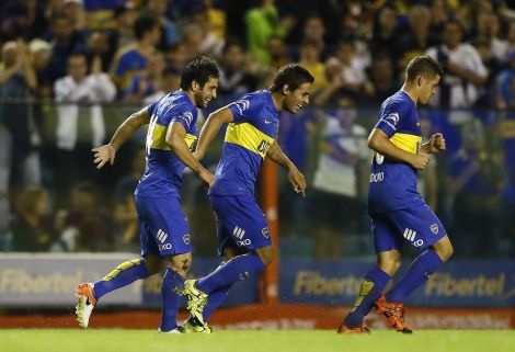 من مباراة بوكا جونيورز وإلدوسيفي