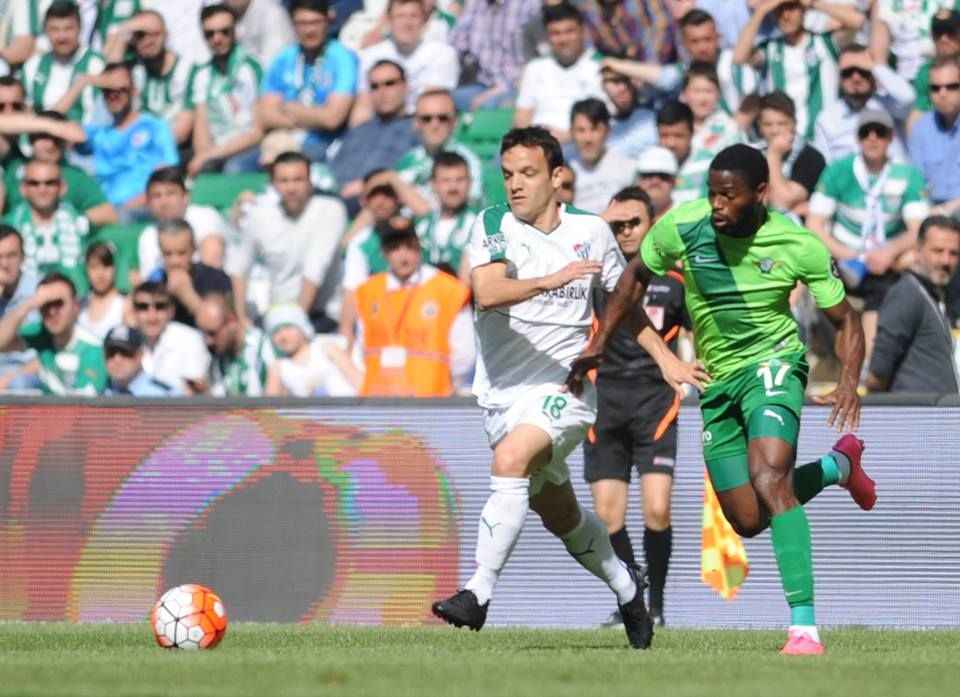 من مباراة بورصا وبلدية أكهيسار