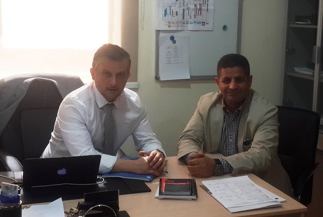 ستيورات وقطيشات خلال اجتماع اليوم 