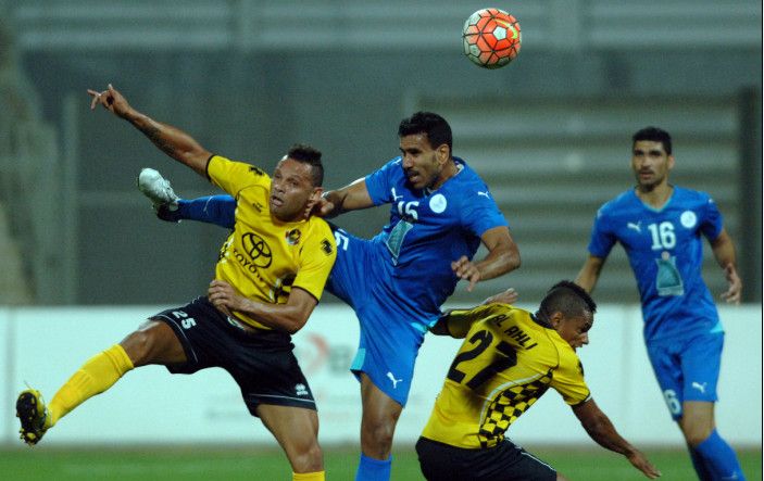 من مباراة الأهلي والحد