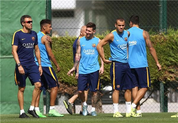 إنريكي في التمارين