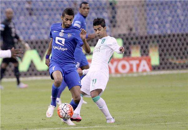 لقطة من مباراة الذهاب 