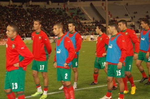 المنتخب المغربي قبل المباراة