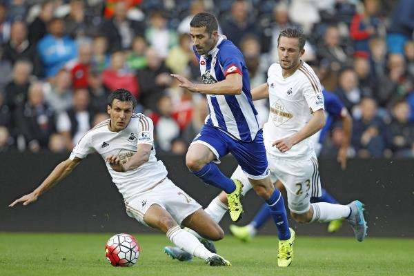 روبن جارسيا "كاني" في مباراة فريقه أمام سوانزي