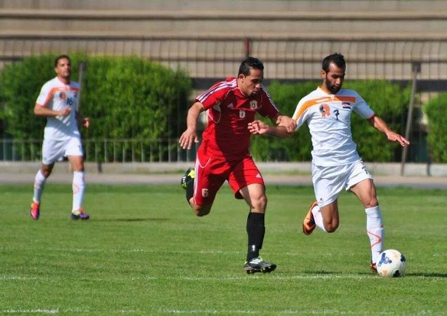 لقطة من مباريات الدوري السوري