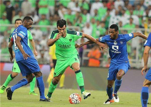 عمر السومة فى لقاء الهلال 