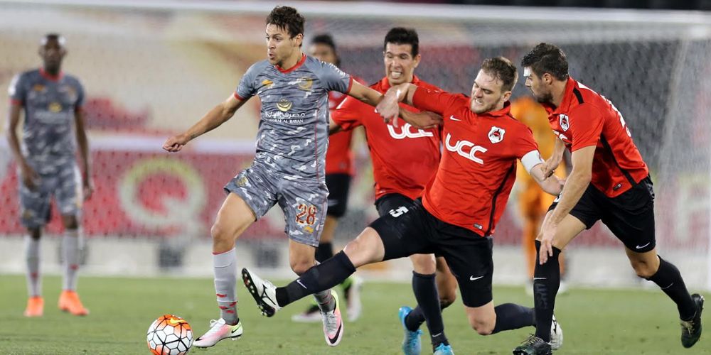 لقطة من المباراة