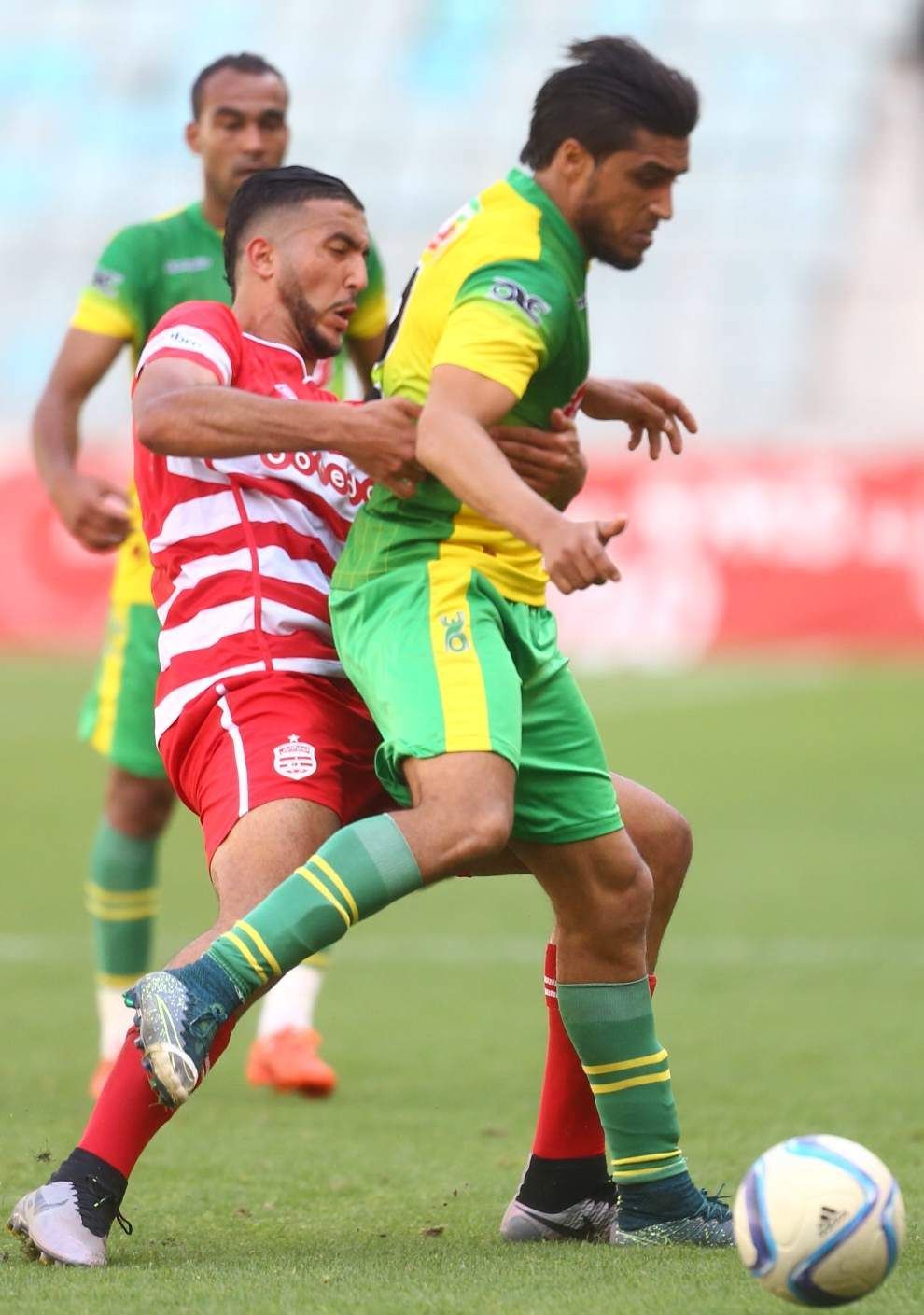 لقطة من مباراة النادي الإفريقي و قوافل قفصة