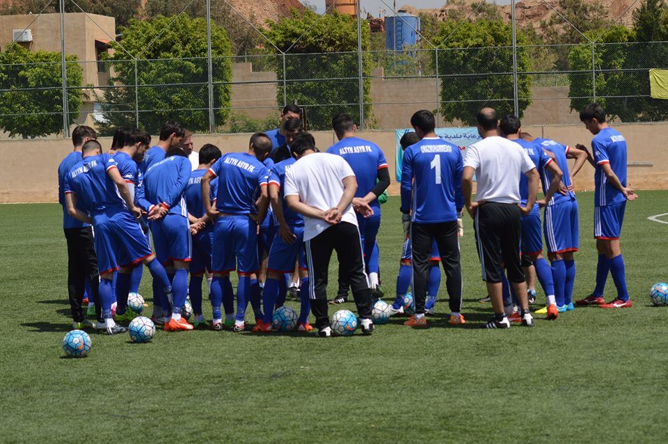 من تدريبات التين آسير في بيروت