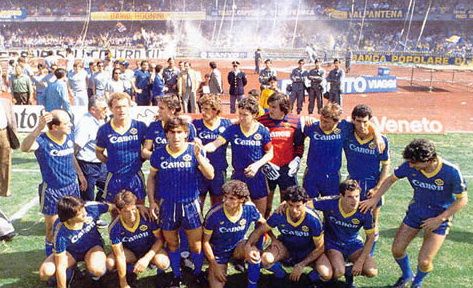 فيرونا بطل موسم 1985/1984