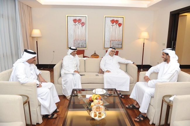 صور توافد رؤساء الاتحادات الخليجية 