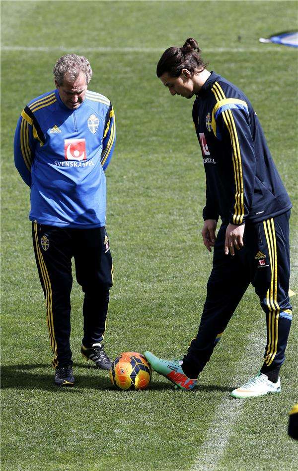 ايريك هيرمان و زلاتان ابراهيموفيتش