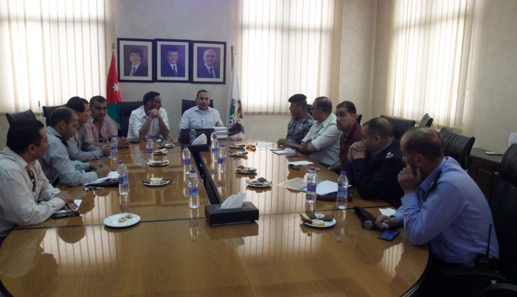 من الاجتماع التنسيقي لمباراة الفيصلي والبقعة 