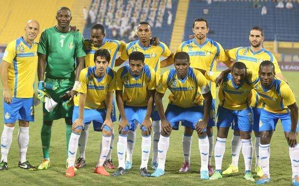 فريق الكرة بنادي الغرافة القطري