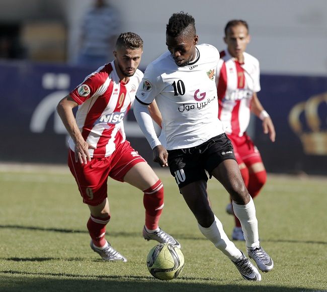 من لقاء الأهلي وشباب الأردن 