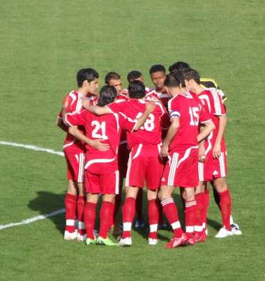 نجوم شباب الاردن قبل اللقاء وبعدسة كووورة