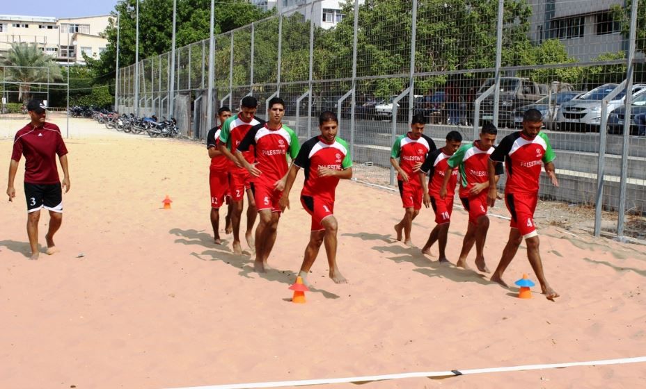 لقطة أرشيفية لمنتخب الشواطئ 