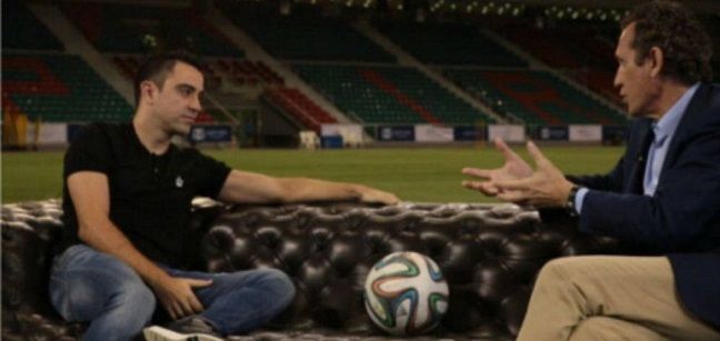 فالدانو و تشافي فى الحوار الصحفى 