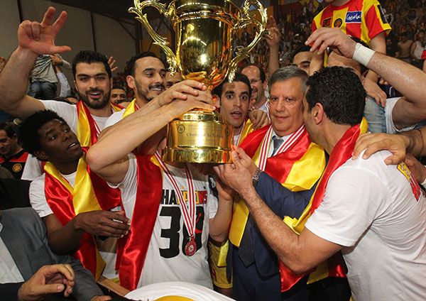 الترجي الرياضي بعد تتويجه السبت الماضي بلقب الدوري التونسي لكرة اليد