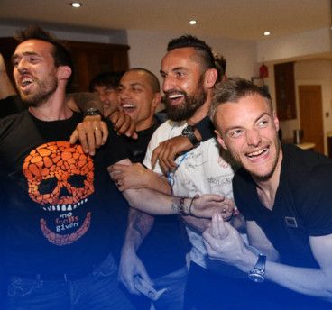 فرحة اللاعبون من بيت فاردي