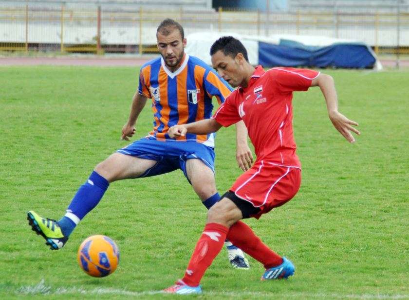 لقطة من مباريات الدوري السوري