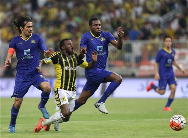 من مباراة الكأس بين الاتحاد والنصر