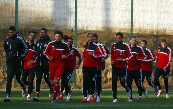 من تدريبات الأهلي (أرشيفية)