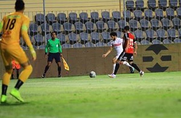 من مباراة الزمالك والطلائع