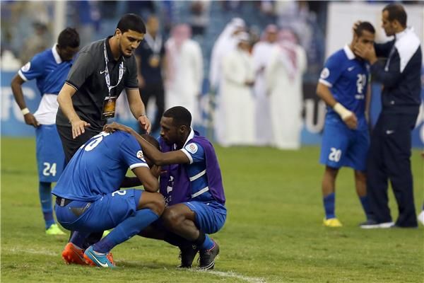حسرة لاعبي الهلال بعد نهائي 2014