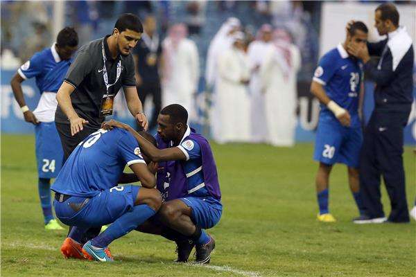 حسرة لاعبي الهلال بعد نهائي 2014