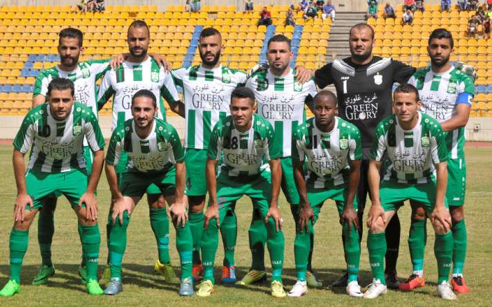 فريق الأنصار قبل مباراته الأخيرة في الدوري