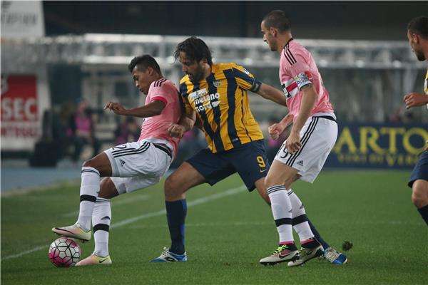 من مباراة هيلاس فيرونا ويوفنتوس