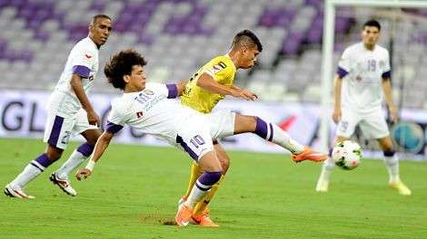 من لقاء العين والوصل في الدوري